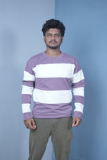 Load image into Gallery viewer, Men’s Cuttens Sweatshirt – Stylish Full Sleeve Casual Wear-Violet
