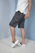 Load image into Gallery viewer, Men’s Cargo Shorts – Stylish Casual Streetwear Shorts-Black