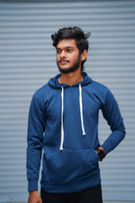 Load image into Gallery viewer, Men’s Hoodie Oversized Fit | Trending Streetwear Pullover Sweatshirt - Denim Blue