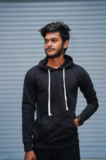 Load image into Gallery viewer, Men’s Hoodie Oversized Fit | Trending Streetwear Pullover Sweatshirt - Black