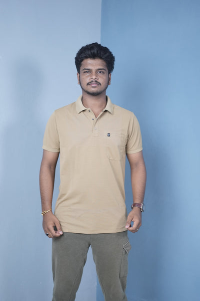 Men’s Short Sleeve Polo T-Shirt – Classic Fit Stylish Casual Wear-Sandal