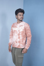 Load image into Gallery viewer, Men’s Full Sleeve Tie-Dye Sweatshirt – Essentials Printed Casual Pullover-Pink