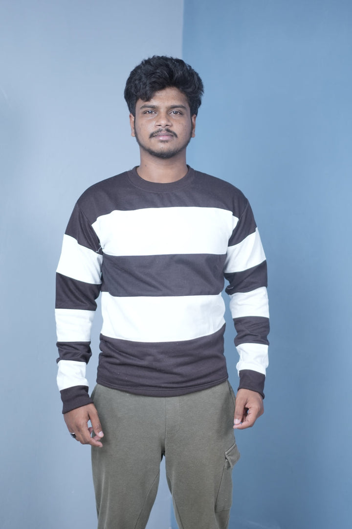 Men’s Cuttens Sweatshirt – Stylish Full Sleeve Casual Wear- Dark Grey