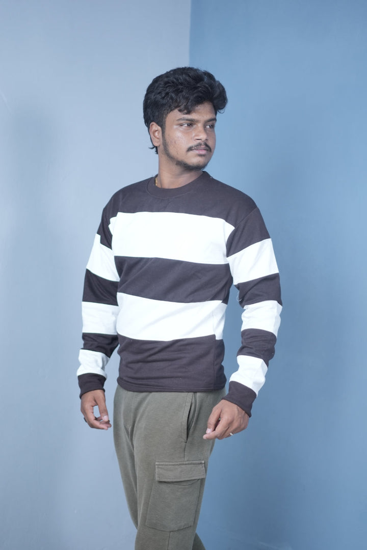 Men’s Cuttens Sweatshirt – Stylish Full Sleeve Casual Wear- Dark Grey
