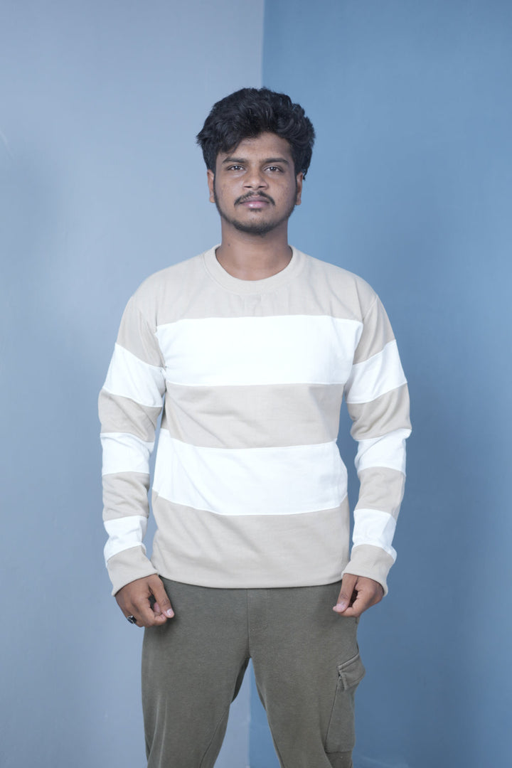 Men’s Cuttens Sweatshirt – Stylish Full Sleeve Casual Wear-Sandal