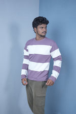 Load image into Gallery viewer, Men’s Cuttens Sweatshirt – Stylish Full Sleeve Casual Wear-Violet
