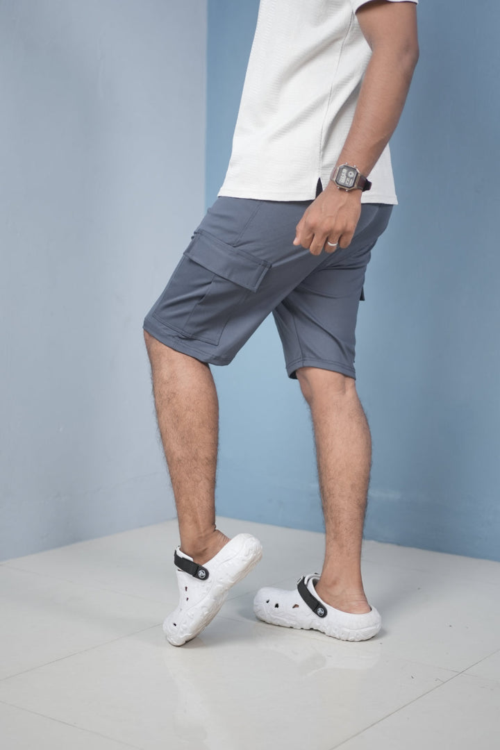 Men’s Cargo Shorts – Stylish Casual Streetwear Shorts - Dark Grey