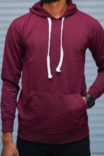 Load image into Gallery viewer, Men’s Hoodie Oversized Fit | Trending Streetwear Pullover Sweatshirt - Maroon