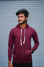 Load image into Gallery viewer, Men’s Hoodie Oversized Fit | Trending Streetwear Pullover Sweatshirt - Maroon