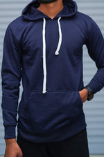 Load image into Gallery viewer, Men’s Hoodie Oversized Fit | Trending Streetwear Pullover Sweatshirt - Navy Blue